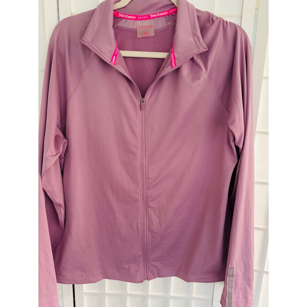 Juicy Couture Sport Pink Track Jacket XXL Lightweight Zip Y2K Athleisure